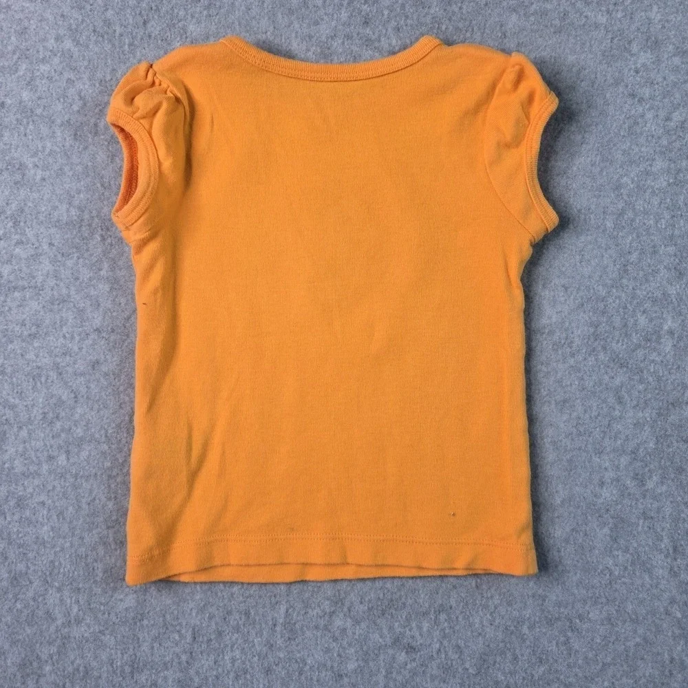 Carter's Orange Flower Shirt & Floral Skort Set Toddler Girl 24M Summer‎ Casual - Picture 6 of 15